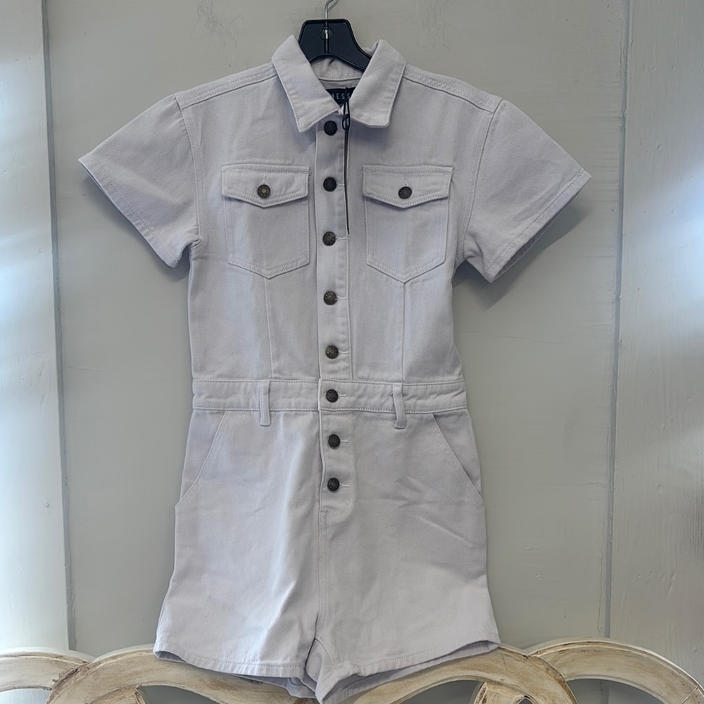 Lioness U Know What’s Up Romper White Size Small NWT